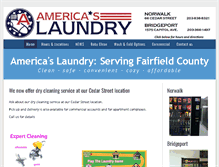 Tablet Screenshot of americaslaundry.com